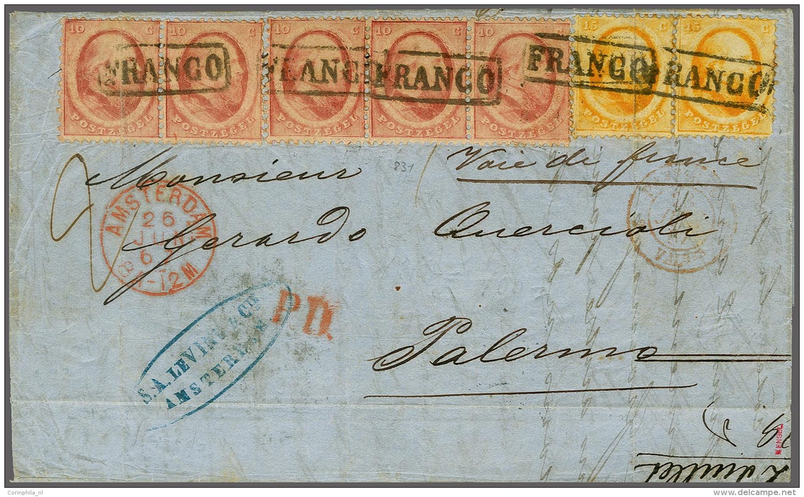 NL 1864 King William III - Altri & Non Classificati