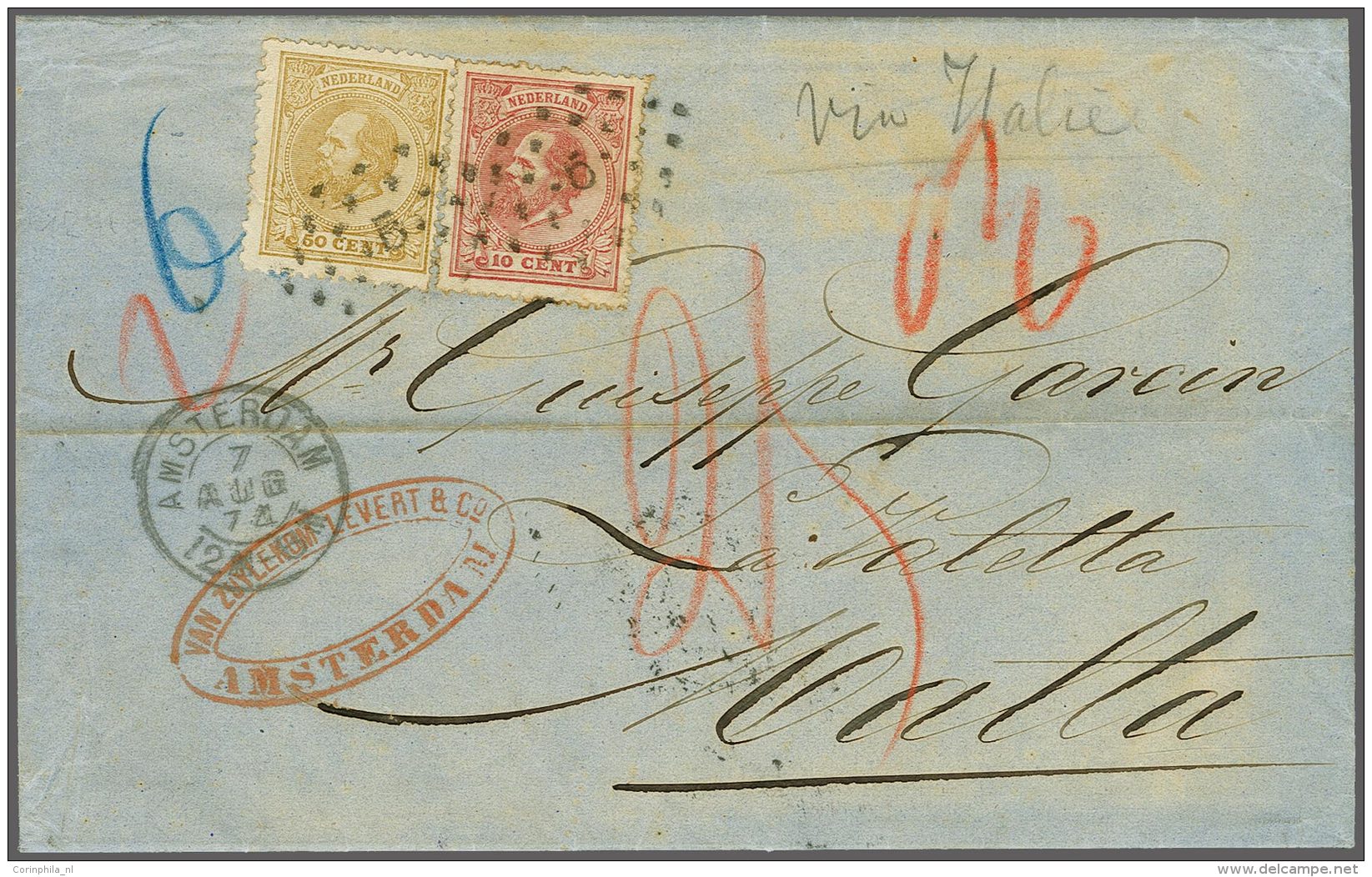 NL 1872 King William III - Altri & Non Classificati