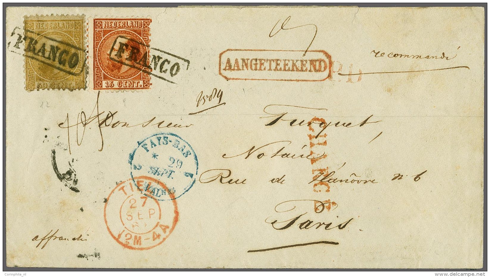 NL 1867 King William III - Altri & Non Classificati