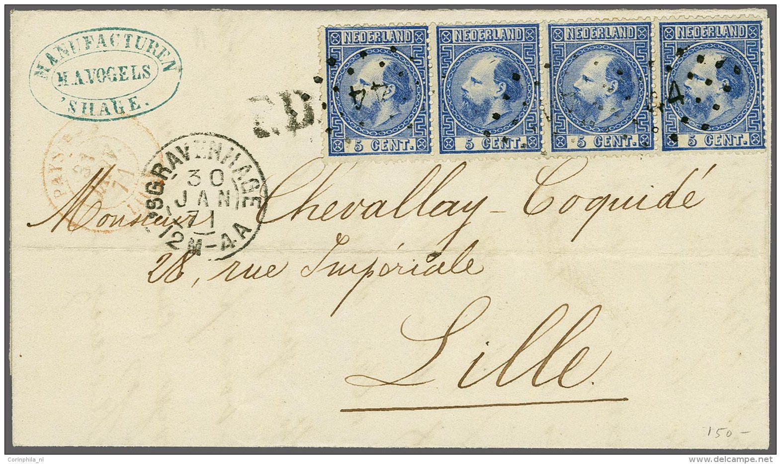 NL 1867 King William III - Altri & Non Classificati