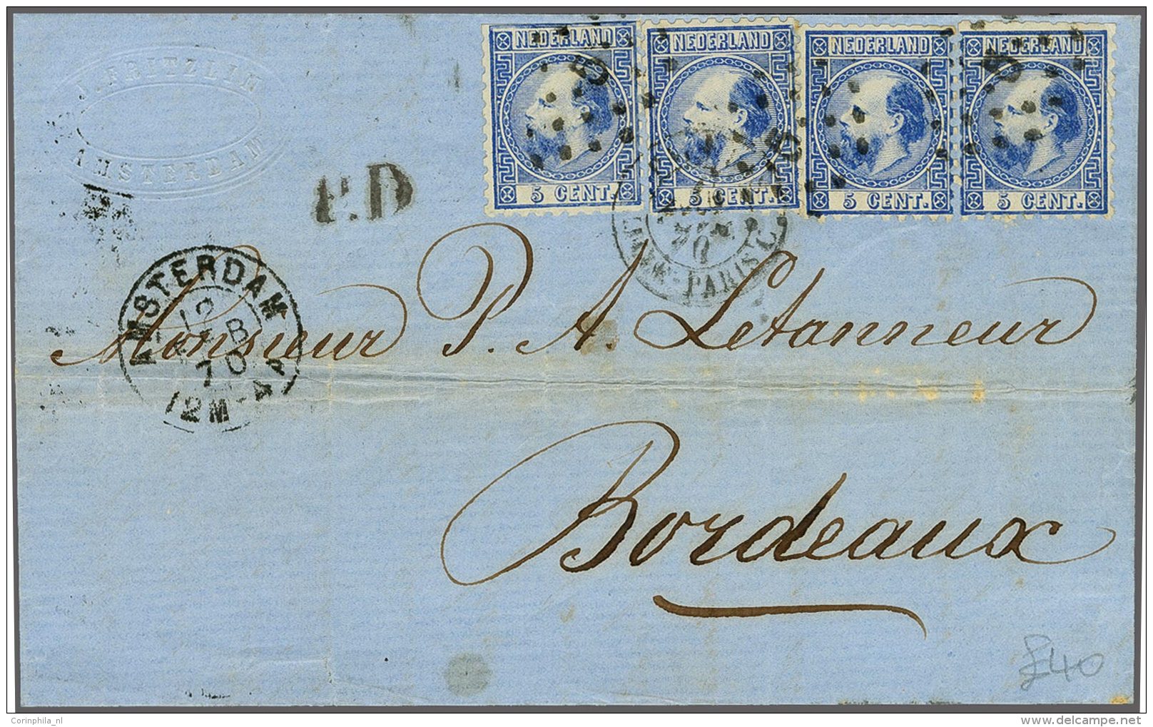 NL 1867 King William III - Altri & Non Classificati