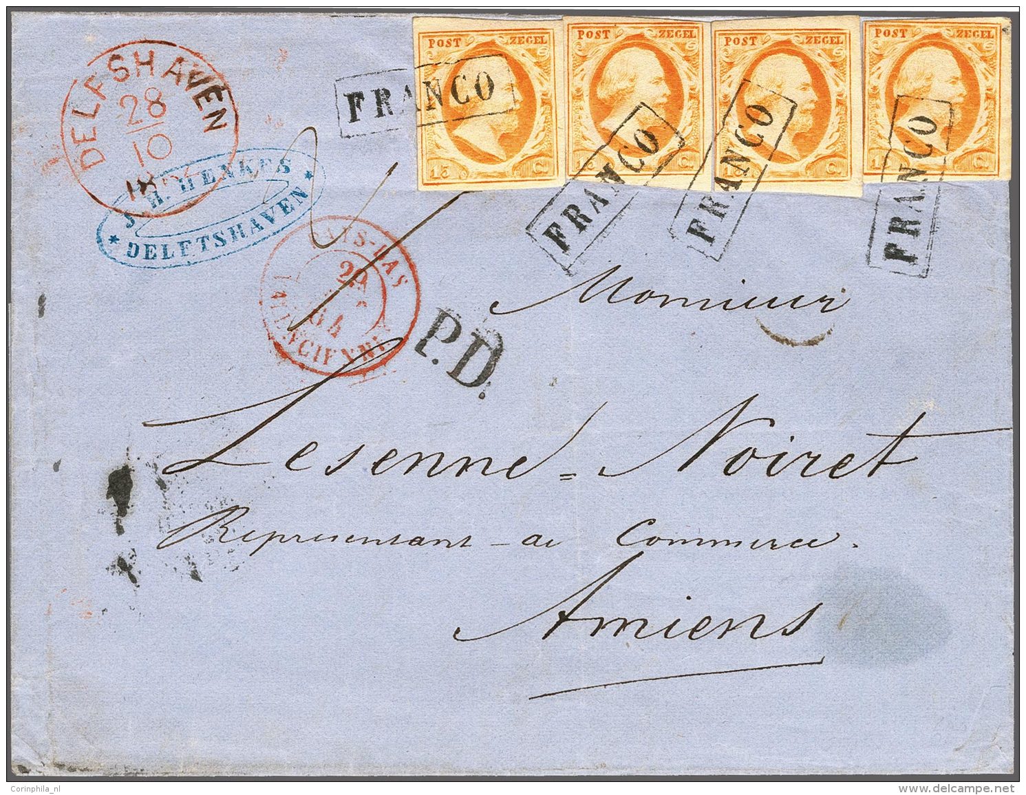 NL 1852 King William III - Altri & Non Classificati