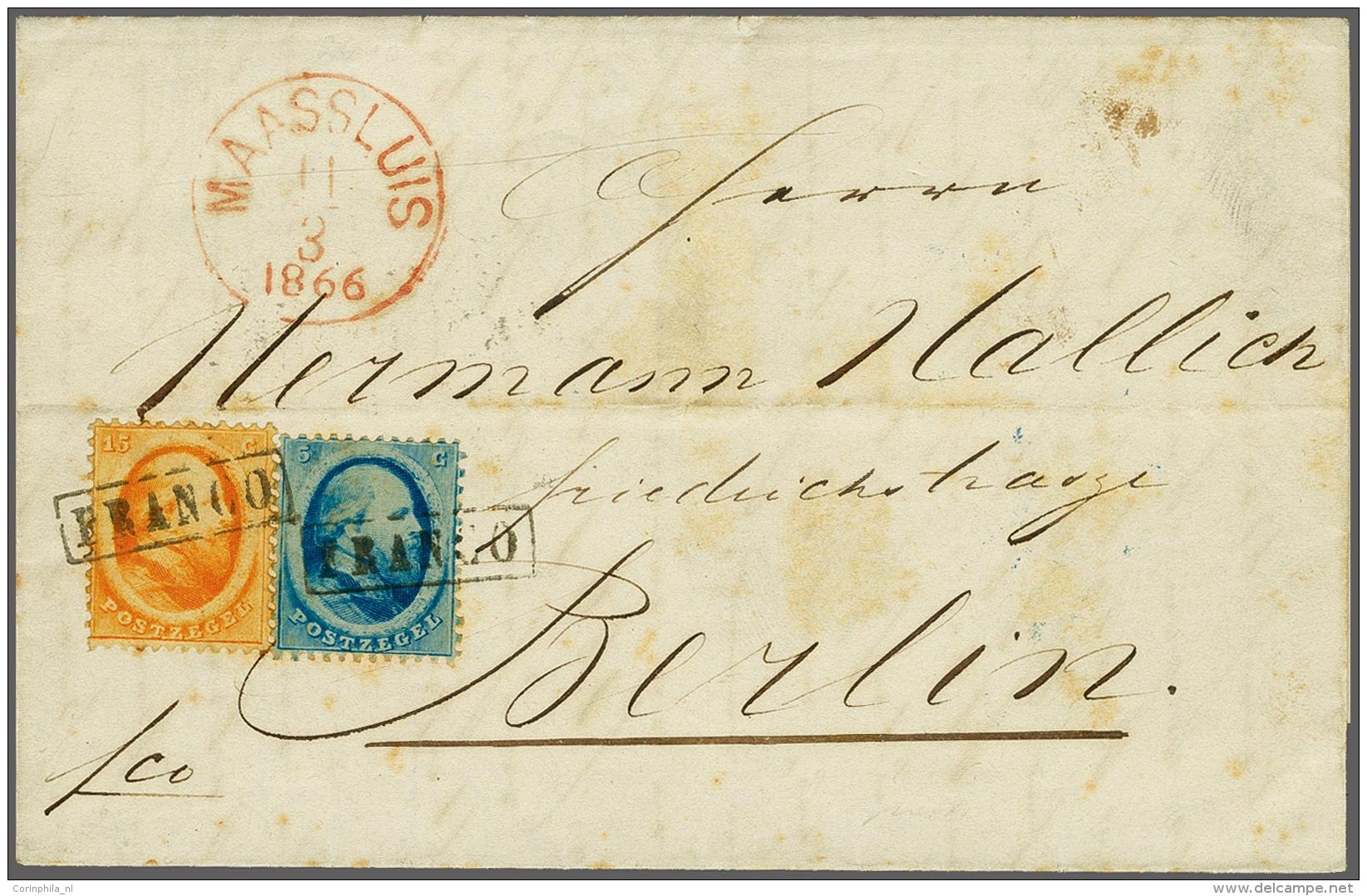 NL 1864 King William III - Altri & Non Classificati