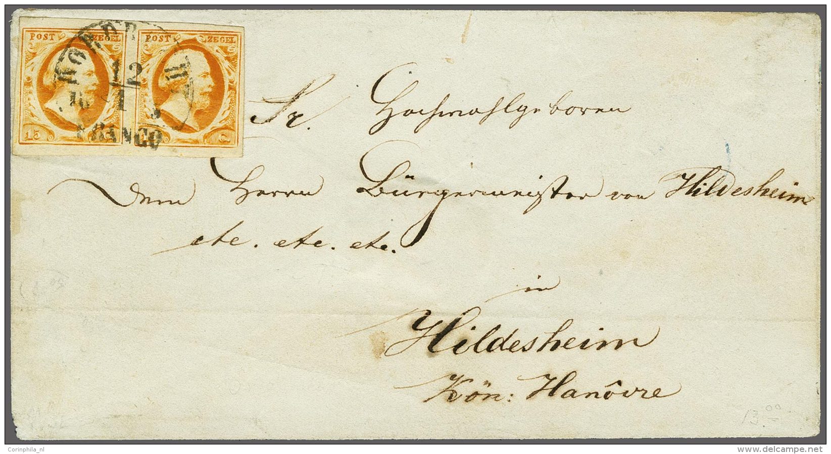 NL 1852 King William III - Altri & Non Classificati