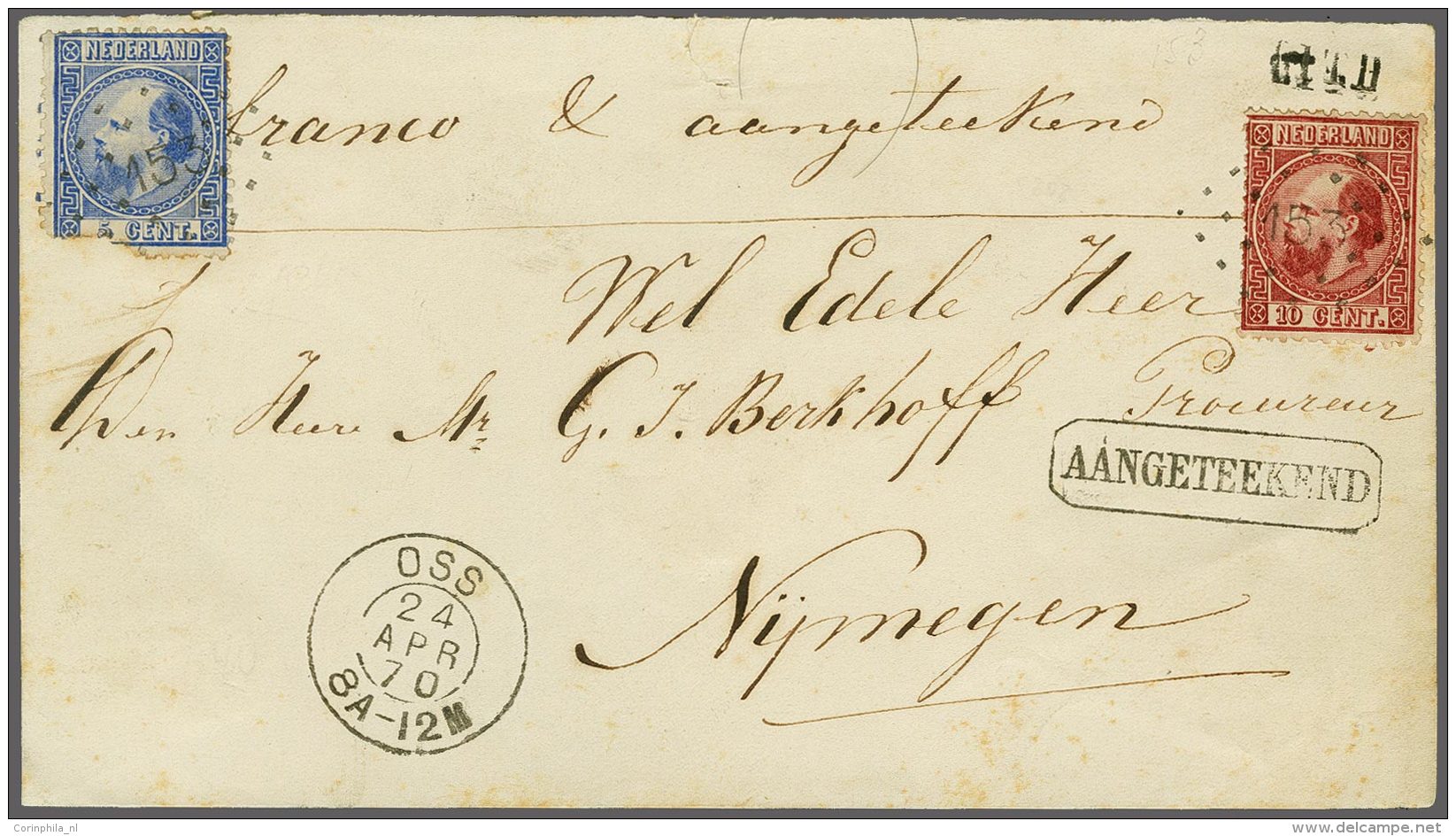 NL 1867 King William III - Altri & Non Classificati