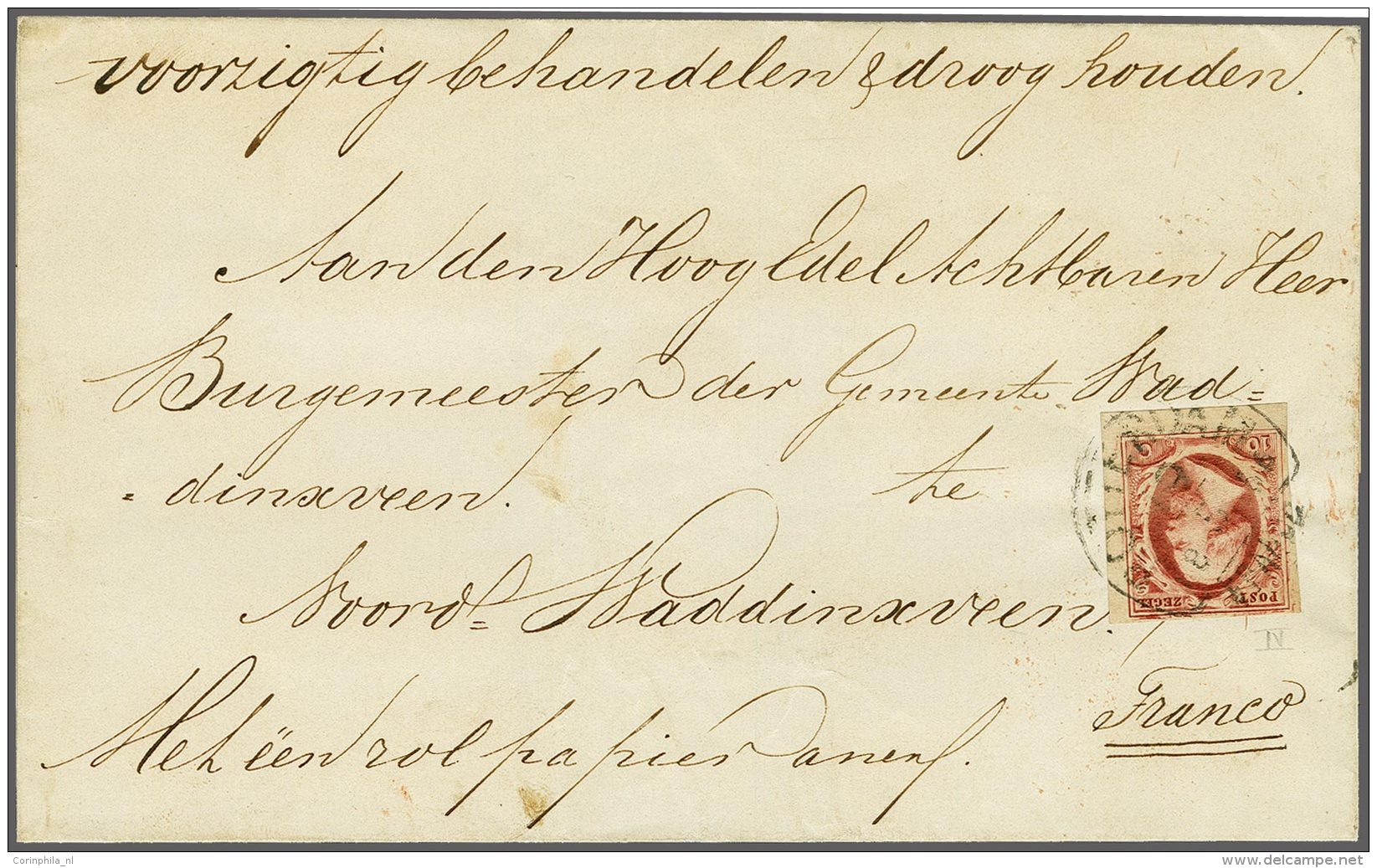 NL 1852 King William III - Sonstige & Ohne Zuordnung