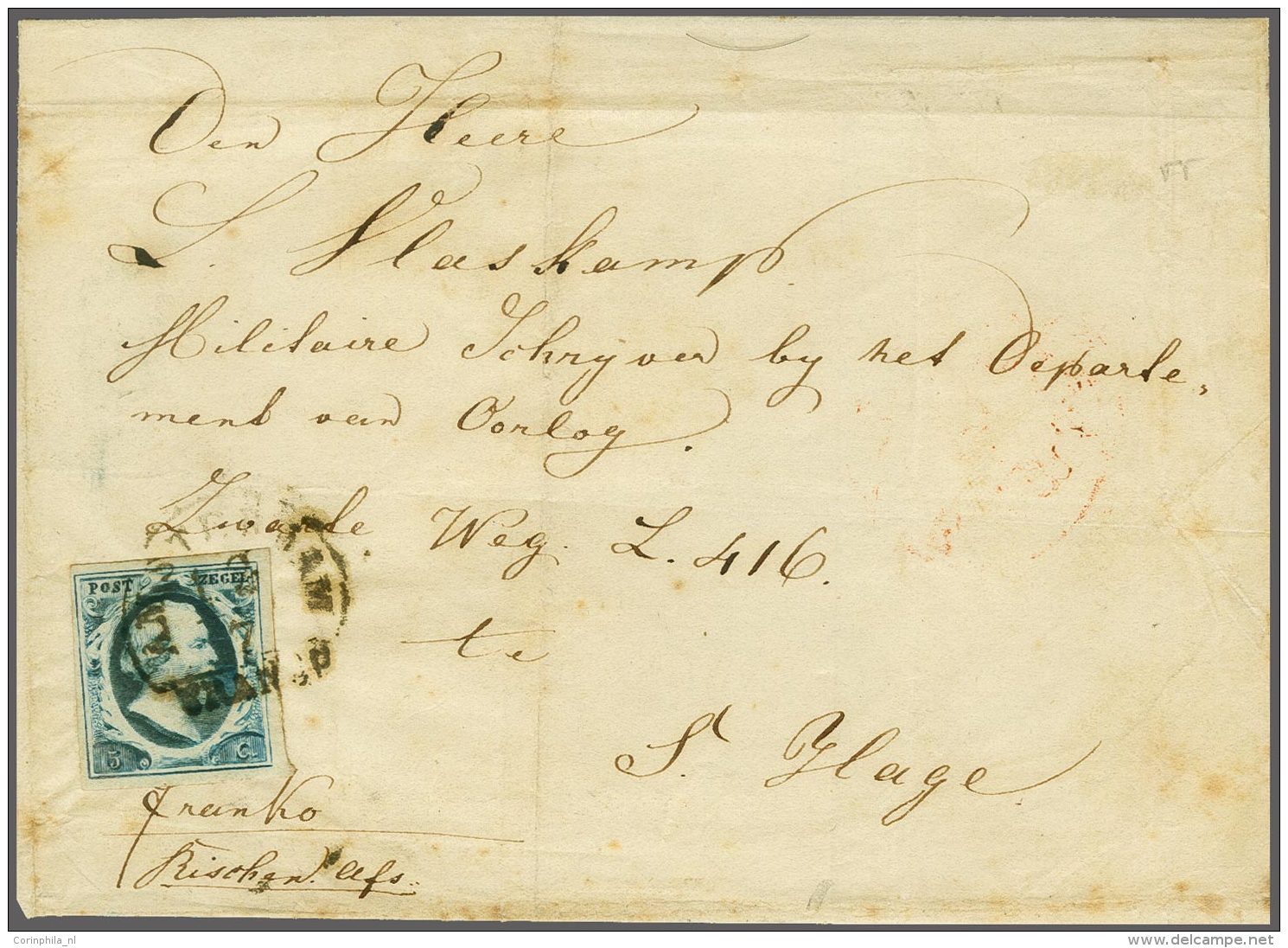 NL 1852 King William III - Other & Unclassified