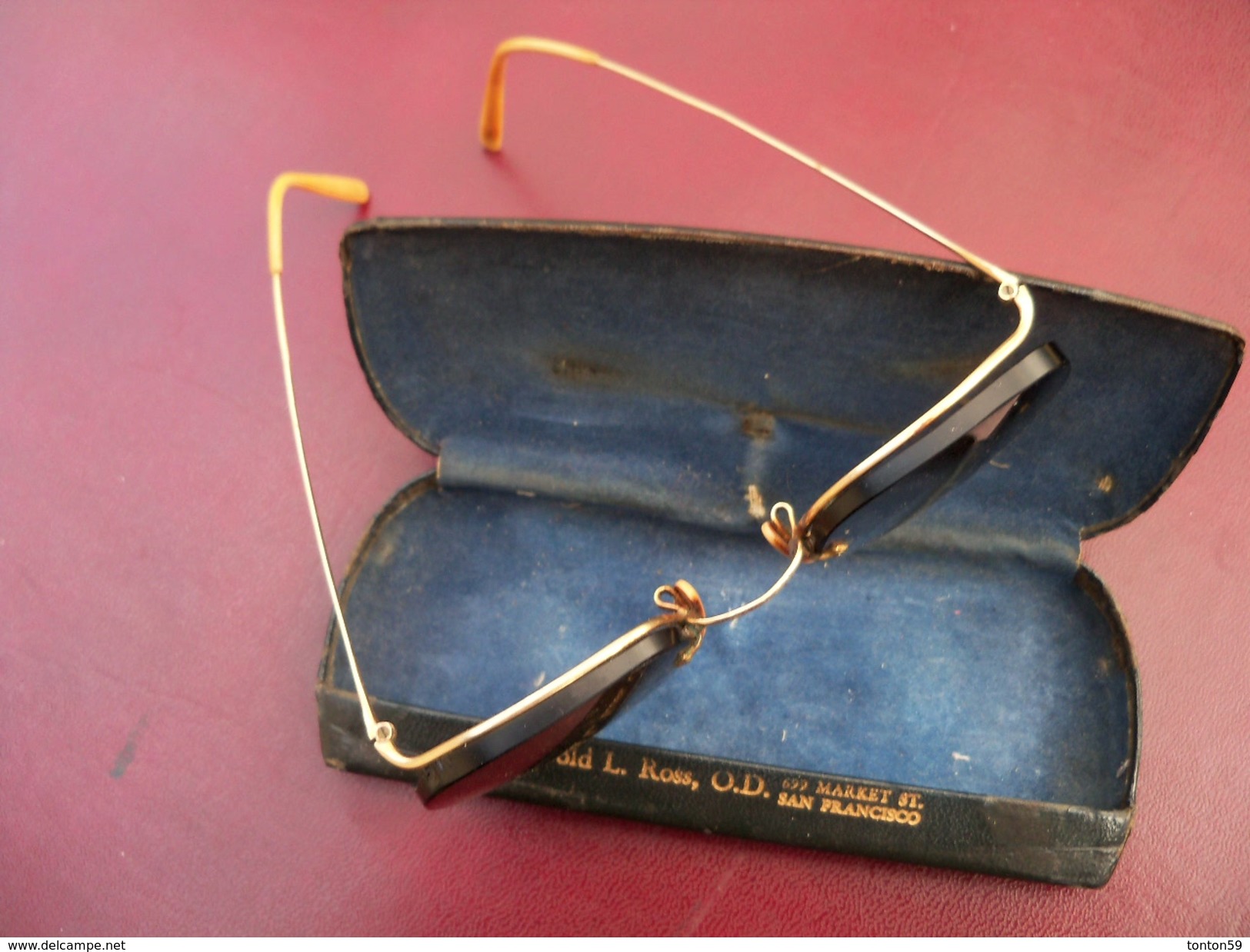 Ancienne Paire De Lunettes Américaines - Autres & Non Classés