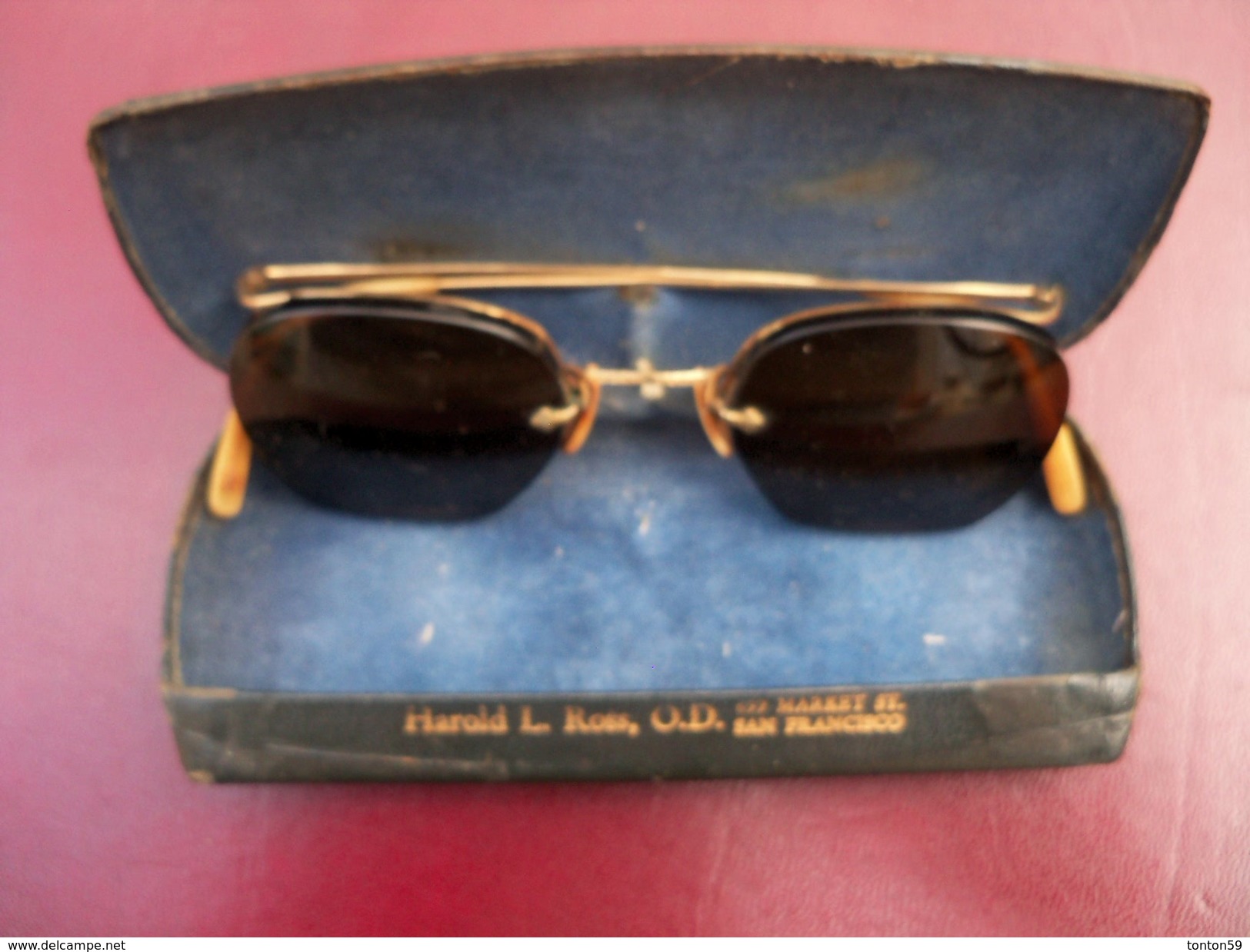 Ancienne Paire De Lunettes Américaines - Autres & Non Classés