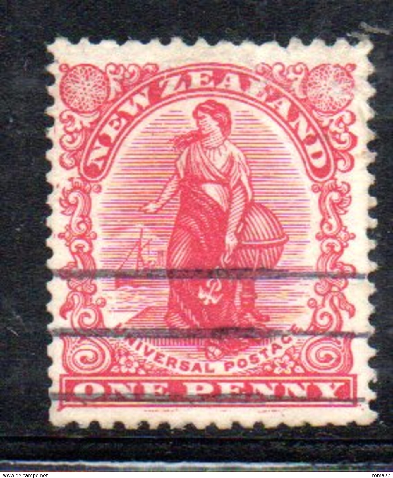 Y1930 - NEW ZELAND NUOVA ZELANDA  1908 , Gibbons N. 386 Usato . - Used Stamps