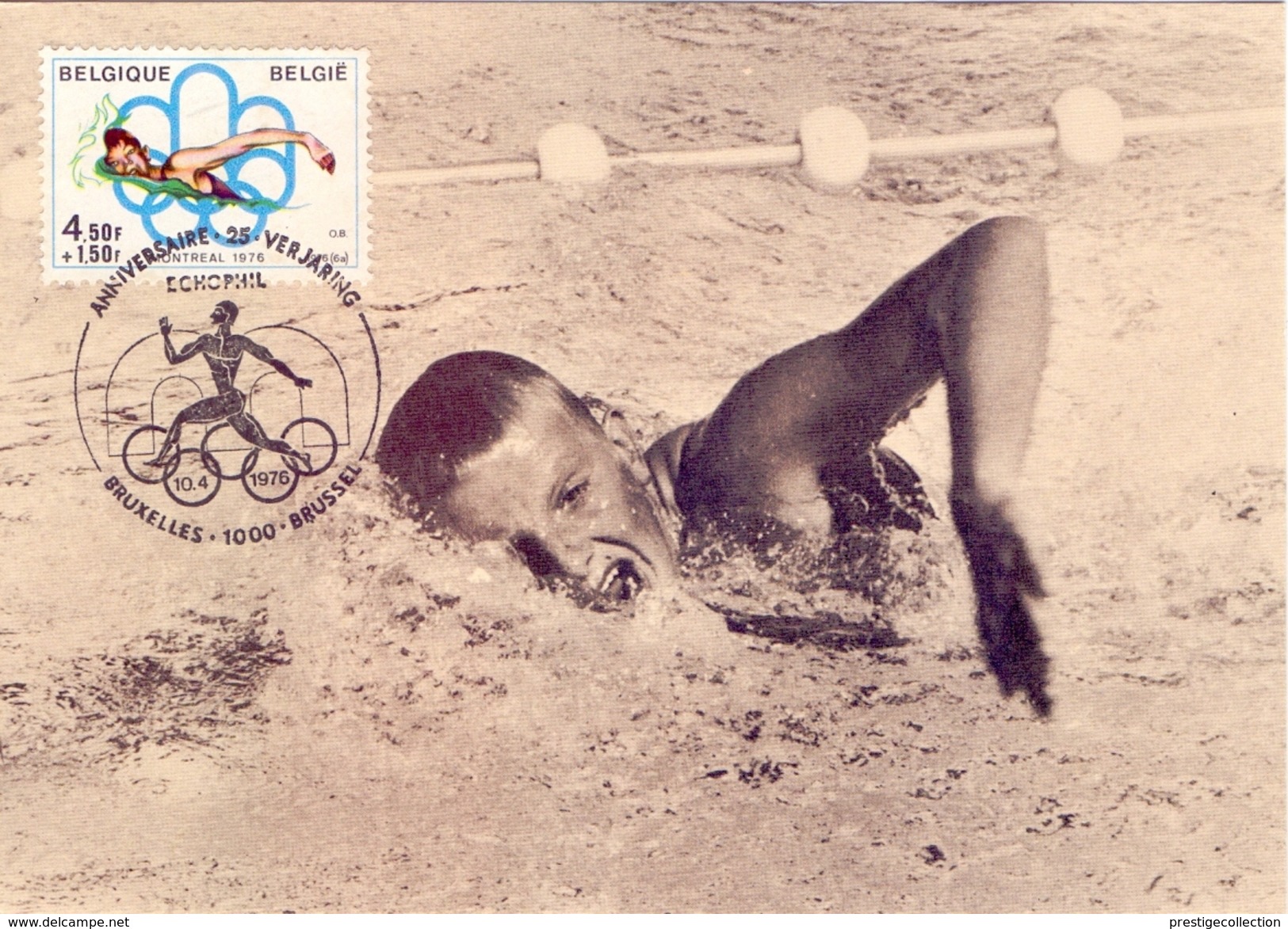 BELGIQUE  MAXIMUN Post Card ECOPHIL (FEB170185) - Sport Paralimpici