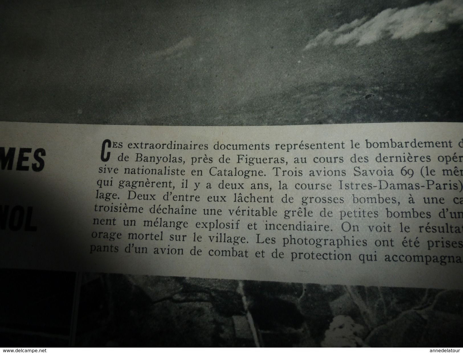 1939 MATCH: Guerre Civile Espagne +++(Banyolas,Division Navarre,Juanita La Milicienne);PAPE Mort;Le CHIFFRE;Perpignan - French