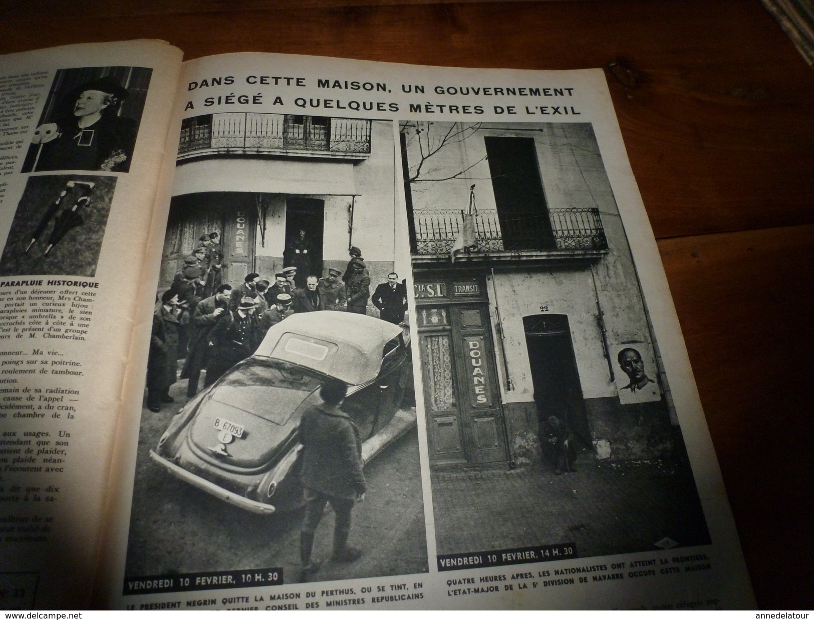 1939 MATCH: Guerre Civile Espagne +++(Banyolas,Division Navarre,Juanita La Milicienne);PAPE Mort;Le CHIFFRE;Perpignan - French