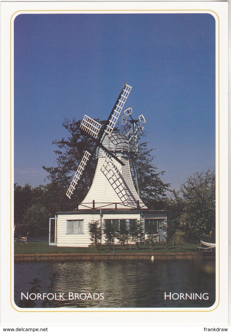 Postcard - The Dutch Windmill, Horning, Norfolk - Card No. 327 - VG - Non Classés