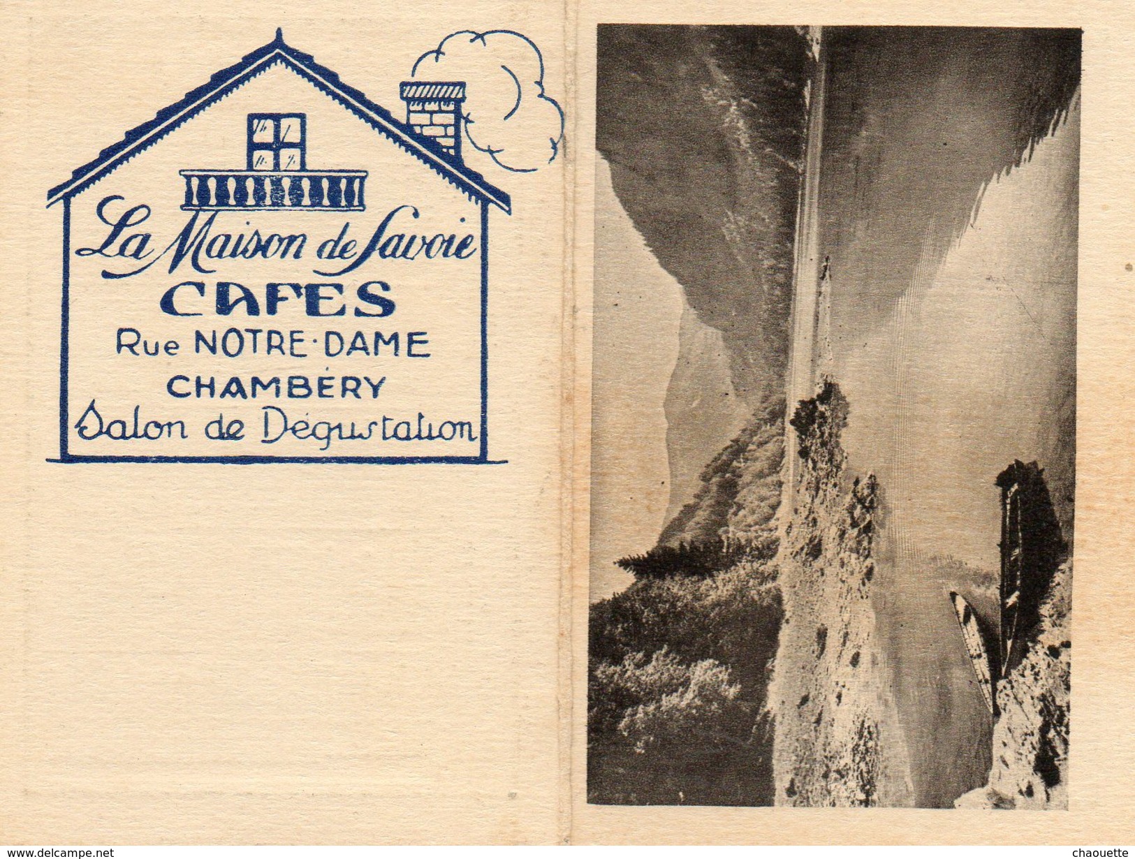 Petit Calendrier 1938.....VOIR 2 SCANS....LA MAISON DE SAVOIE CAFES  CHAMBERY - Other & Unclassified