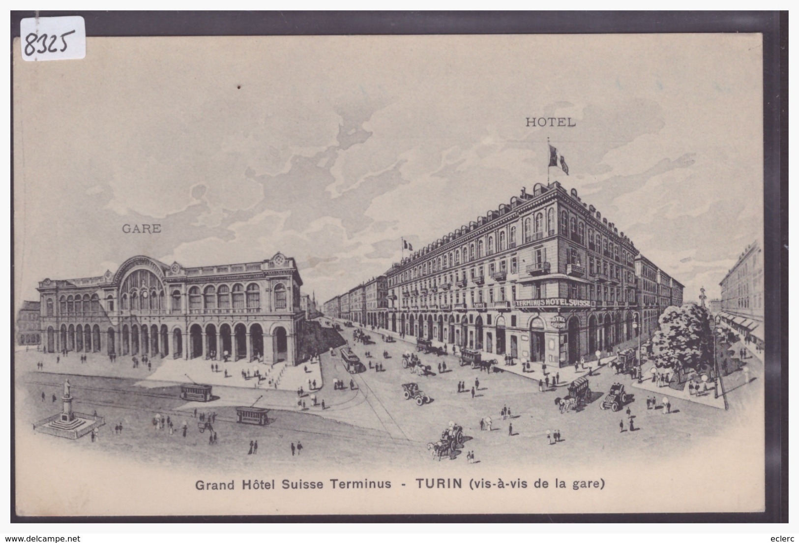 TORINO - GRAND HOTEL SUISSE TERMINUS - TB - Wirtschaften, Hotels & Restaurants