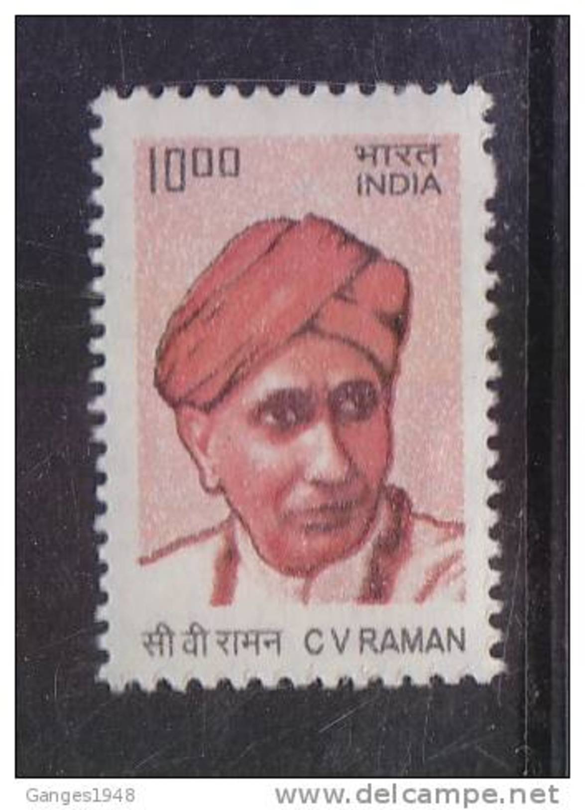 India 2010  C.V. Raman Definitive  Nobel Lauret   # 23221 S - Unused Stamps