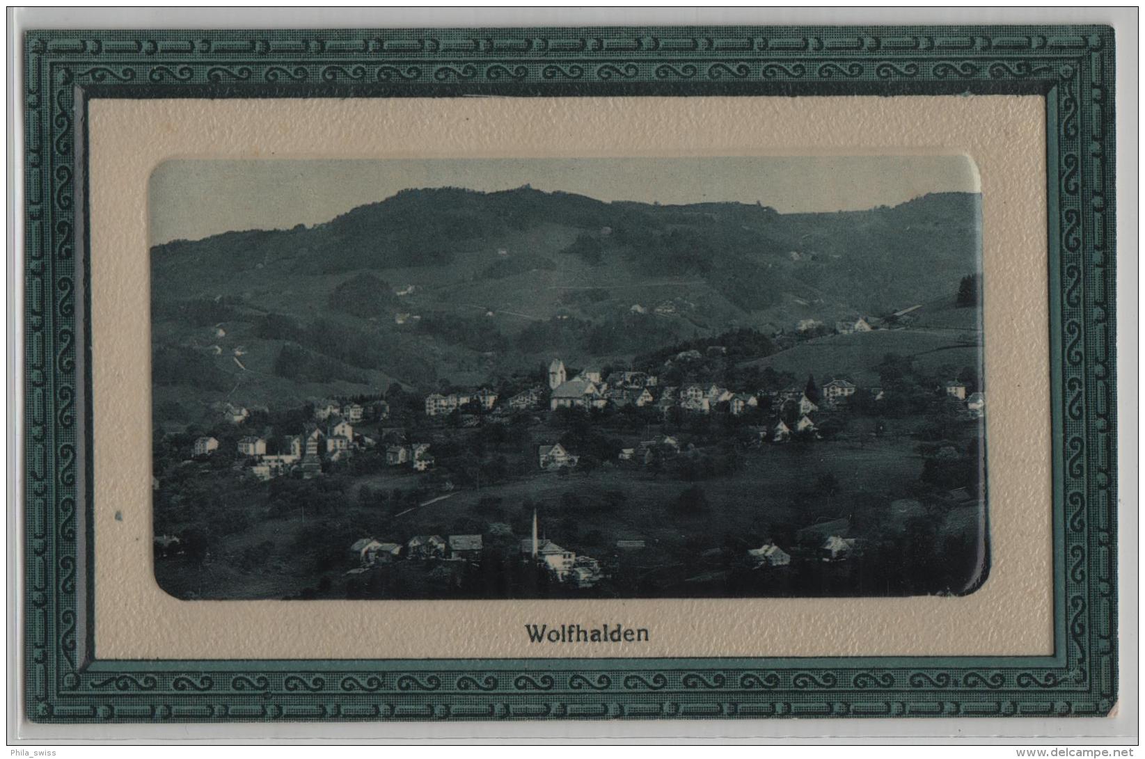 Wolfhalden - Präge Karte G. Metz - Autres & Non Classés