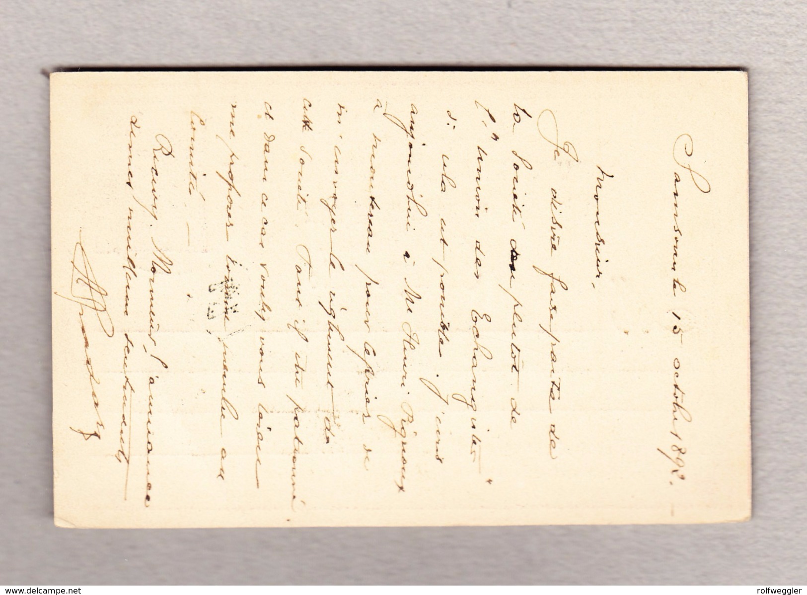 Türkei SAMSOUN 21.10.1892 Ganzsache Nach Liege Belgien Transit Constantinople-Galata - Lettres & Documents