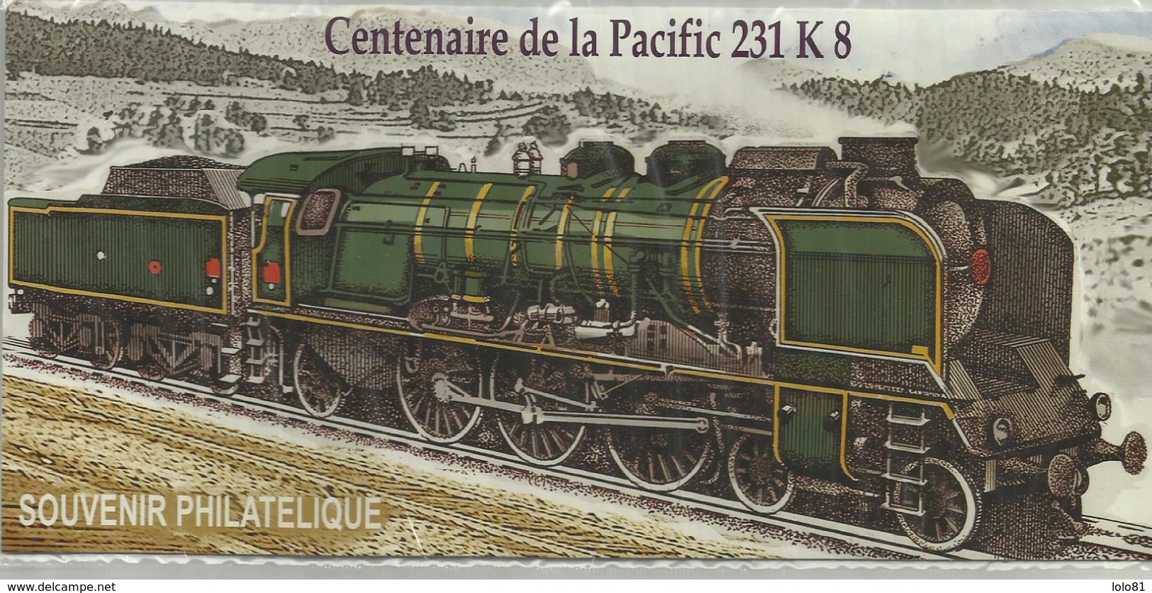 2011 Souvenir Philatélique Locomotive Pacific 231K8  Neuf ** - Souvenir Blocks & Sheetlets