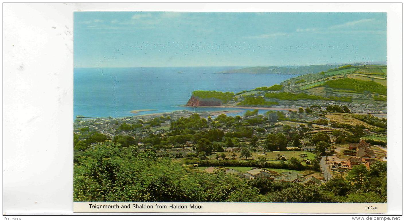 Postcard - Teignmouth And Shaldon From Haldon Moor Very Good - Non Classés