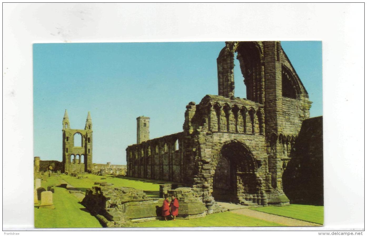 Postcard - The Cathedral Ruins,St Andrews Very Good - Unclassified