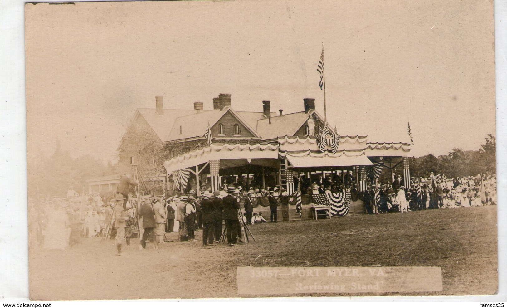 (16)  CPA Photo  Fort Myer Reviewing Stand (bon Etat) - Other & Unclassified