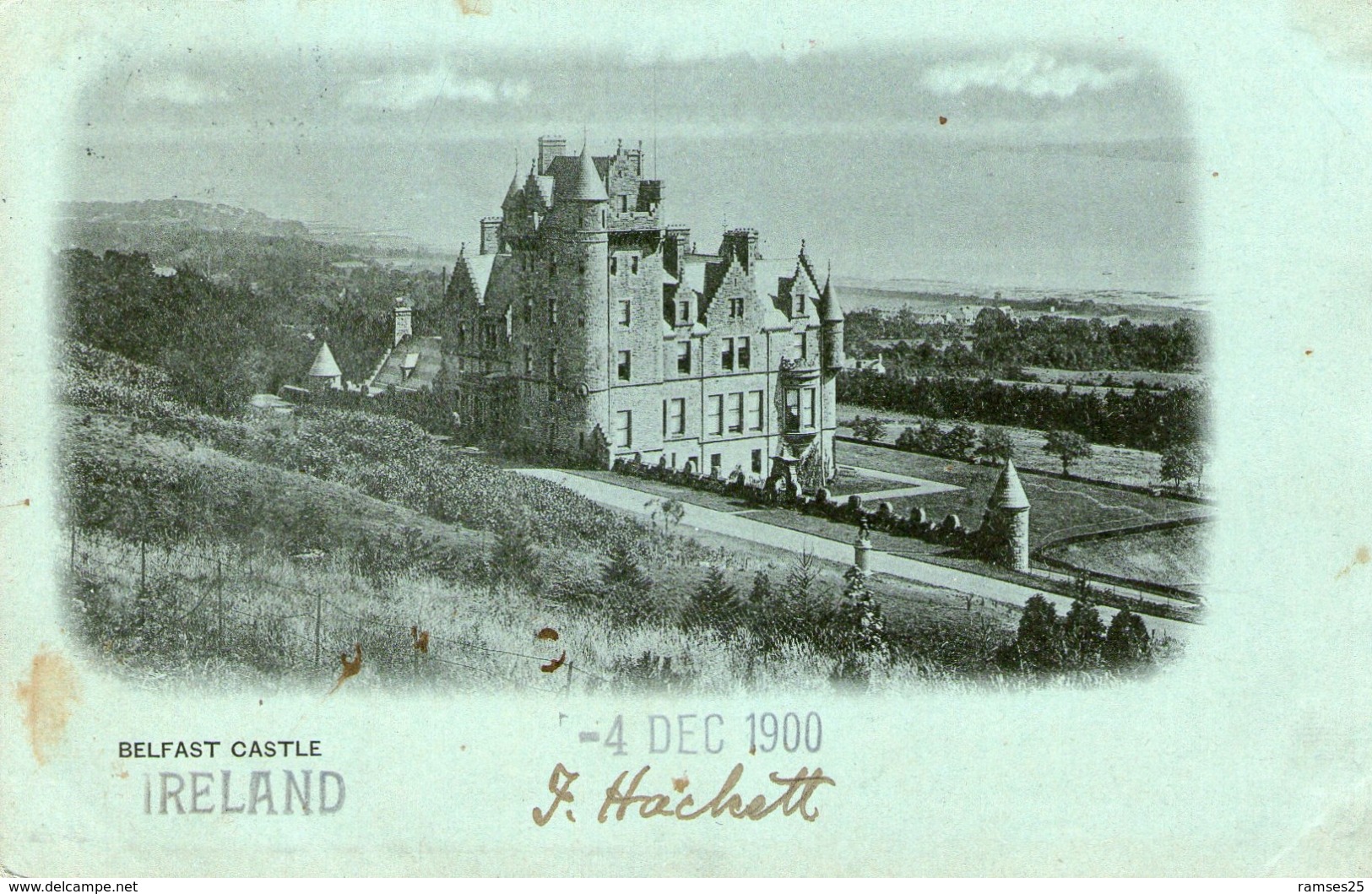 (16)  CPA  Belfast Castel Ireland 1900     (bon Etat) - Londonderry