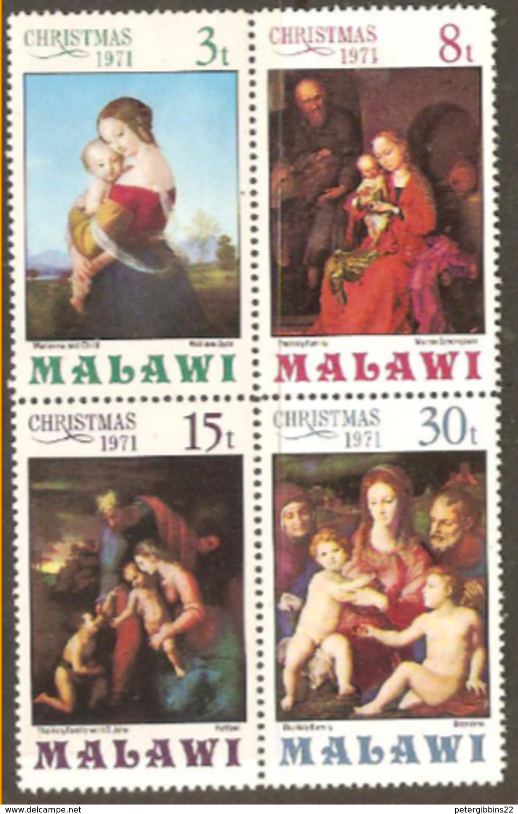 Malawi 1971 SG 403-06 Christmas Unmounted Mint - Malawi (1964-...)