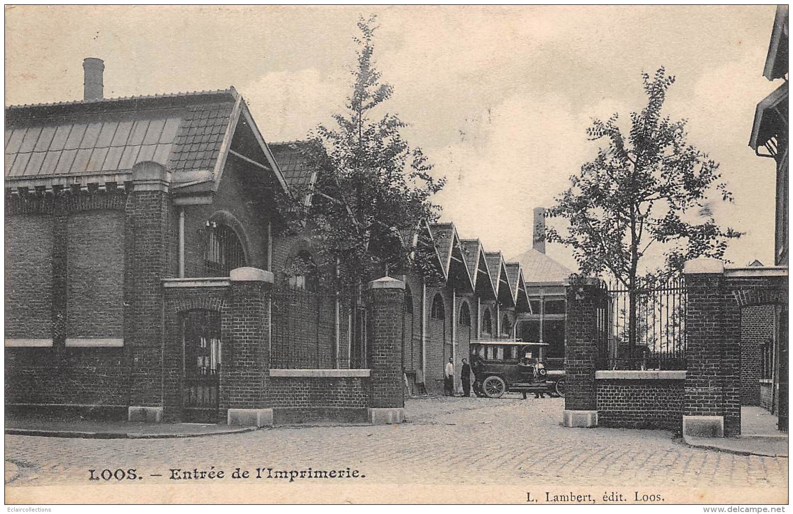 Loos Les Lille    59    Entrée De L'Imprimerie     (voir Scan) - Loos Les Lille