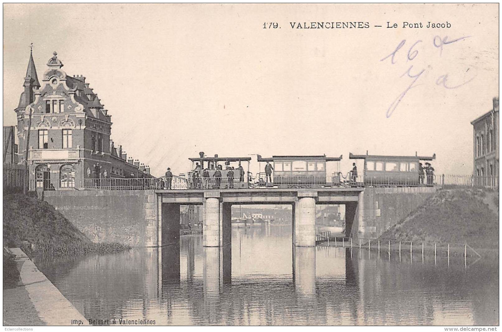 Valenciennes         59       Train Sur Le Pont Jacob         (voir Scan) - Valenciennes