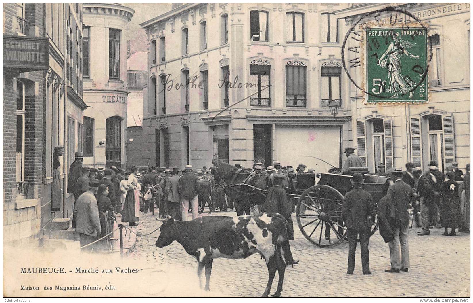 Maubeuge       59       Marché Aux Vaches    (voir Scan) - Maubeuge