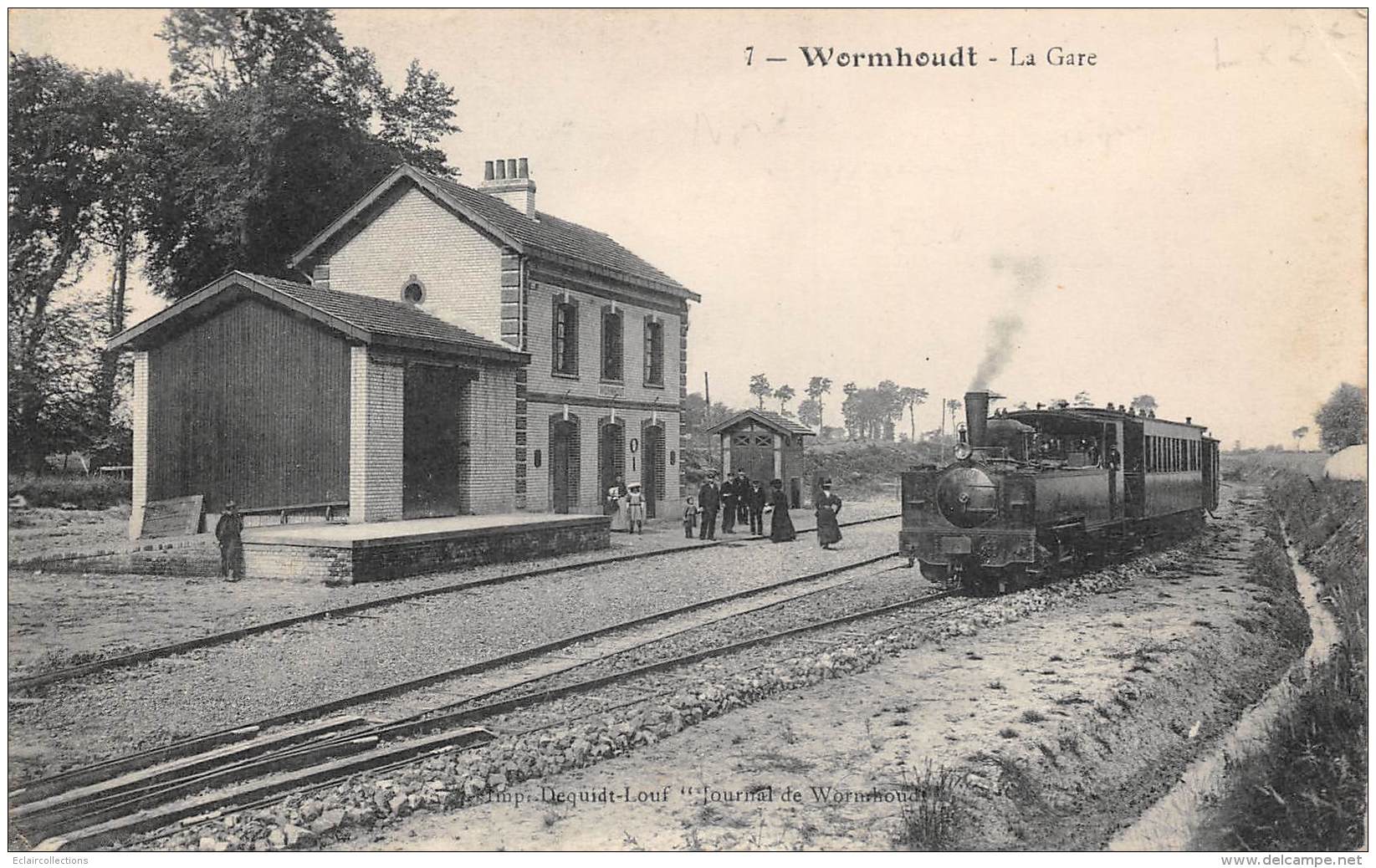 Wormhoudt       59       La Gare       (voir Scan) - Wormhout