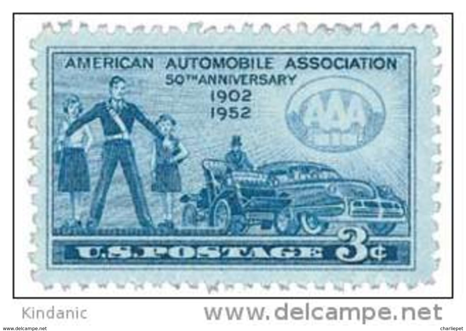 United States Scott # 1007 1952 3c American Automotive Association MNH This Is A Stock Photo - Ongebruikt