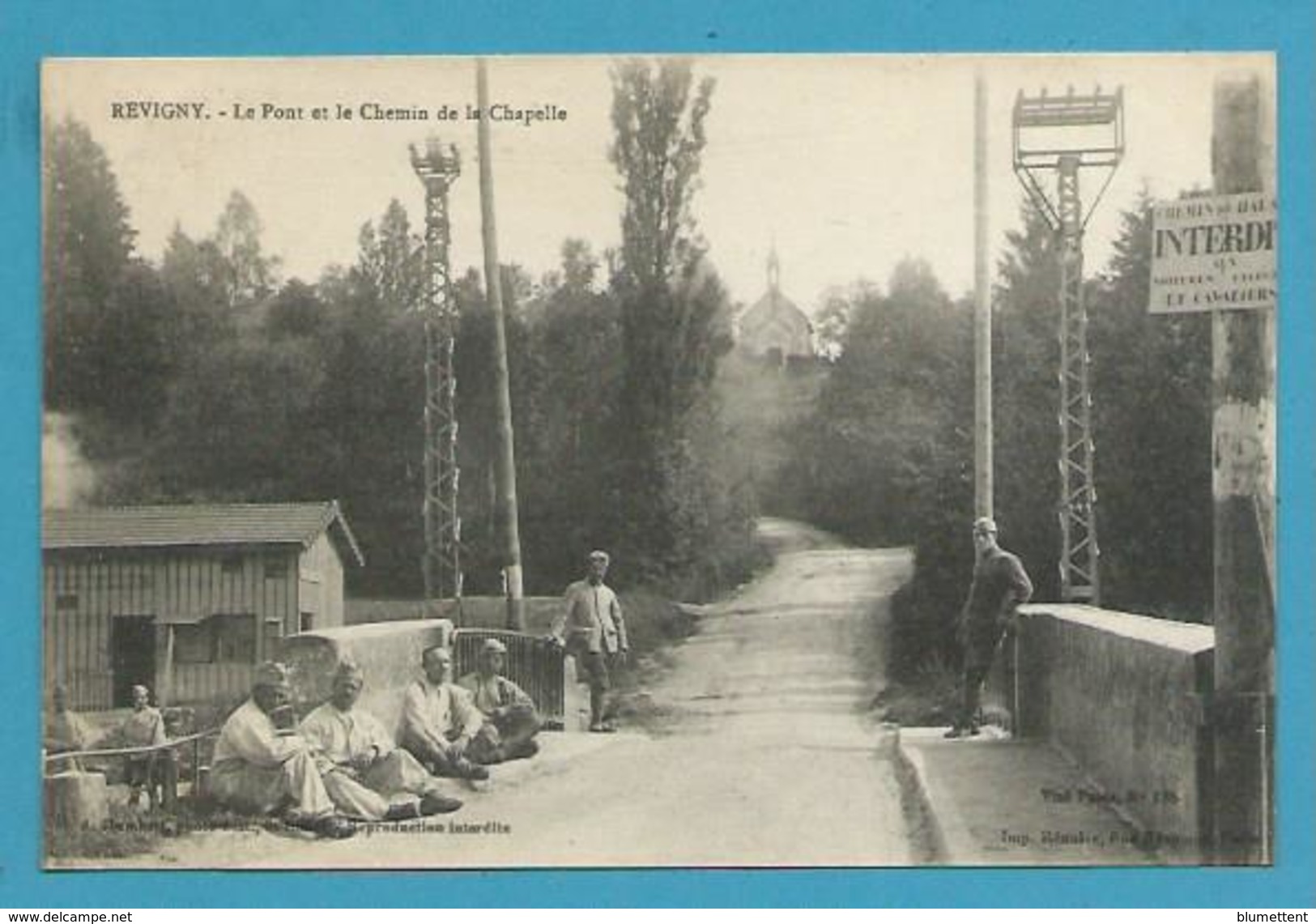 CPA Militaires Militaria - Le Pont Et Le Chemin De La Chapelle REVIGNY 55 - Revigny Sur Ornain