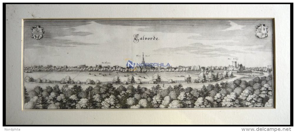CALV&Ouml;RDE, Gesamtansicht, Kupferstich Von Merian Um 1645 - Lithographien