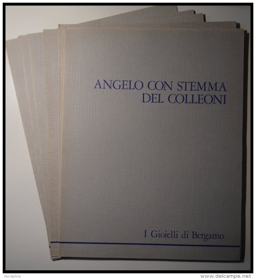 KLASSISCHE LITERATUR La Cappella Colleoni - Edizioni D`Arte Grafica Gutenberg, 8 Religi&ouml;se Abbildungen Je In Einer - Other & Unclassified