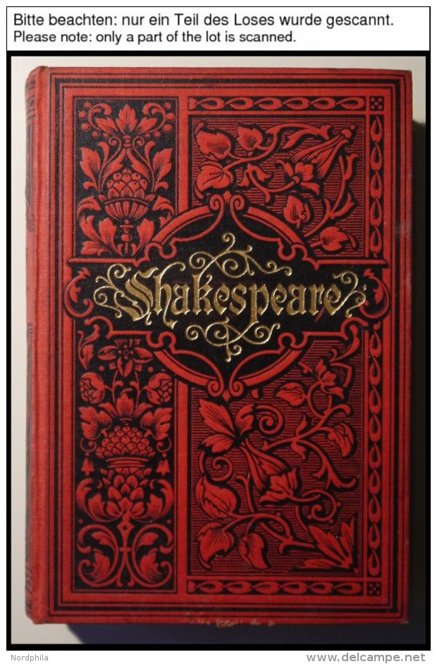 KLASSISCHE LITERATUR Shakespeares S&auml;mtliche Dramatische Werke, Band 1-3, 4-6 Und 7-9, Carl Herrmann Otto &amp; Co., - Other & Unclassified