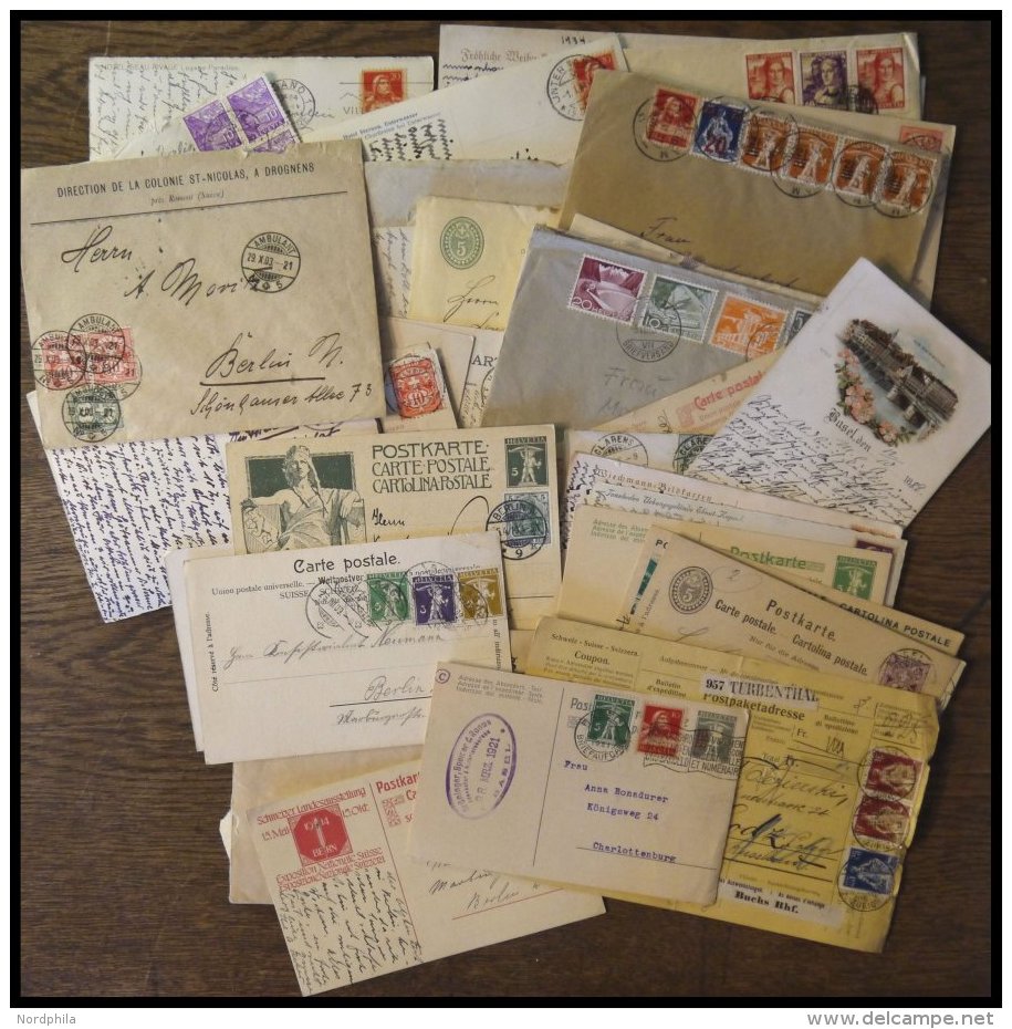 LOTS 1889-1953, Kleine Briefpartie Von 49 Belegen, Besichtigen! - Collections