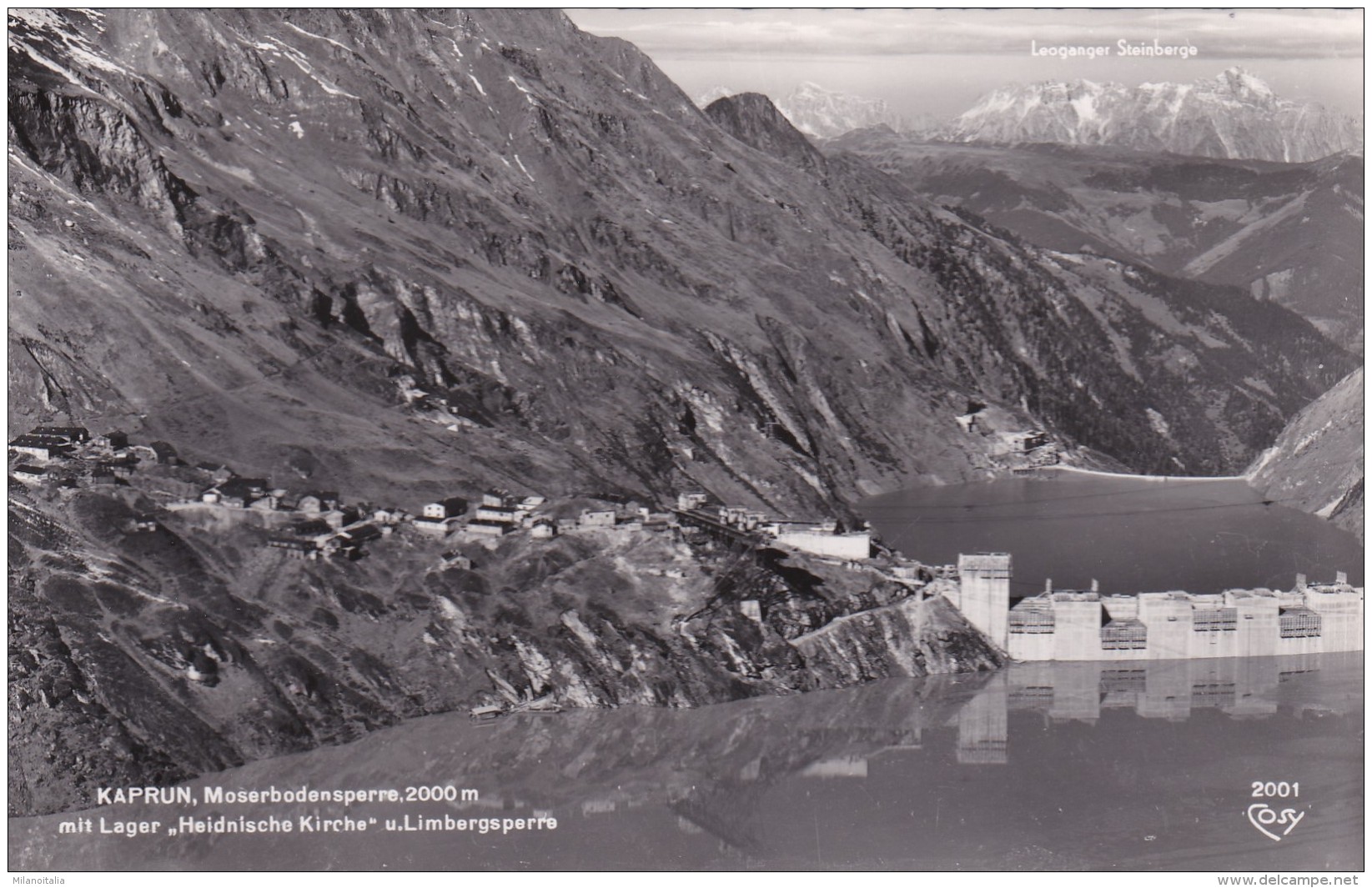 Kaprun, Moserbodensperre Mit Lager "Heidnische Kirche" U. Limbergsperre (2001) - Kaprun