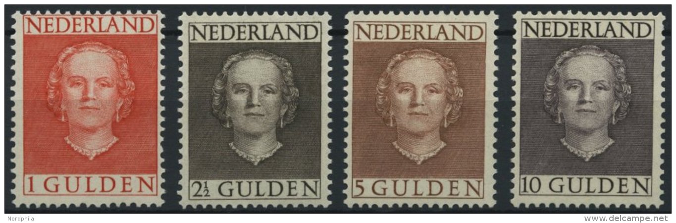 NIEDERLANDE 540-43 *, 1949, K&ouml;nigin Juliana, Falzrest, Prachtsatz - Niederlande