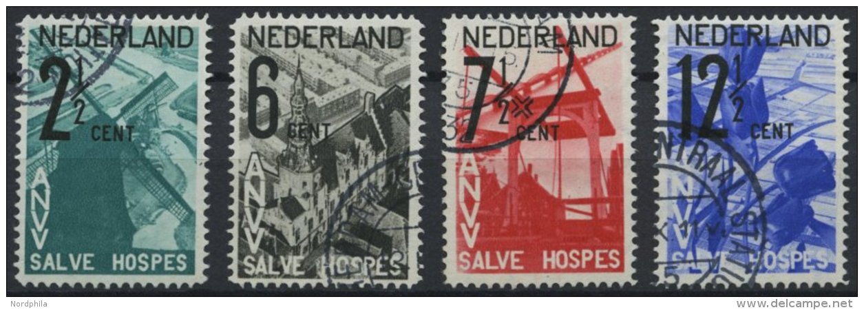 NIEDERLANDE 249-52 O, 1932, Fremdenverkehr, Prachtsatz, Mi. 55.- - Netherlands