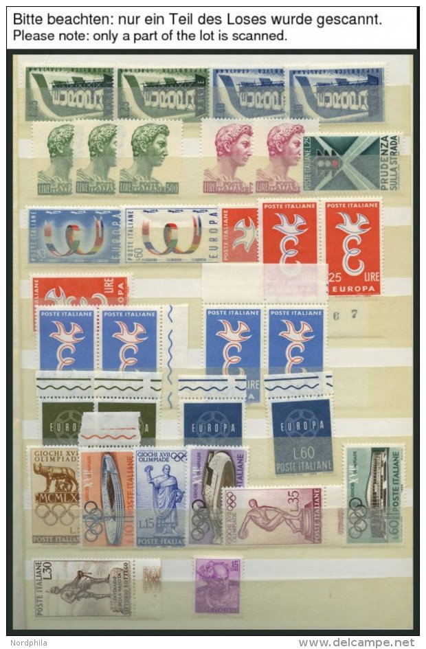 SAMMLUNGEN, LOTS **, 1956-76, Partie Verschiedener Kompletter Ausgaben, Je 2-3x, Pracht, Mi. 260.- - Collections