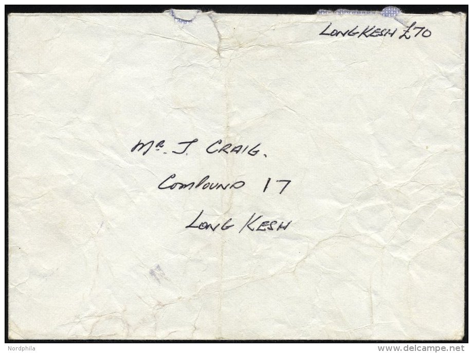 IRLAND 1974, Brief An Mr. J. Graig, Gefangener Im Long-Kesh-Gef&auml;ngnis, Bereich 17, R&uuml;ckseitiger Absenderstempe - Other & Unclassified