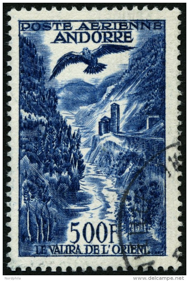 FRANZ&Ouml;SISCHE-POST 160 O, 1957, 500 Fr. Flugpostmarken, Pracht, Mi. 100.- - Unused Stamps