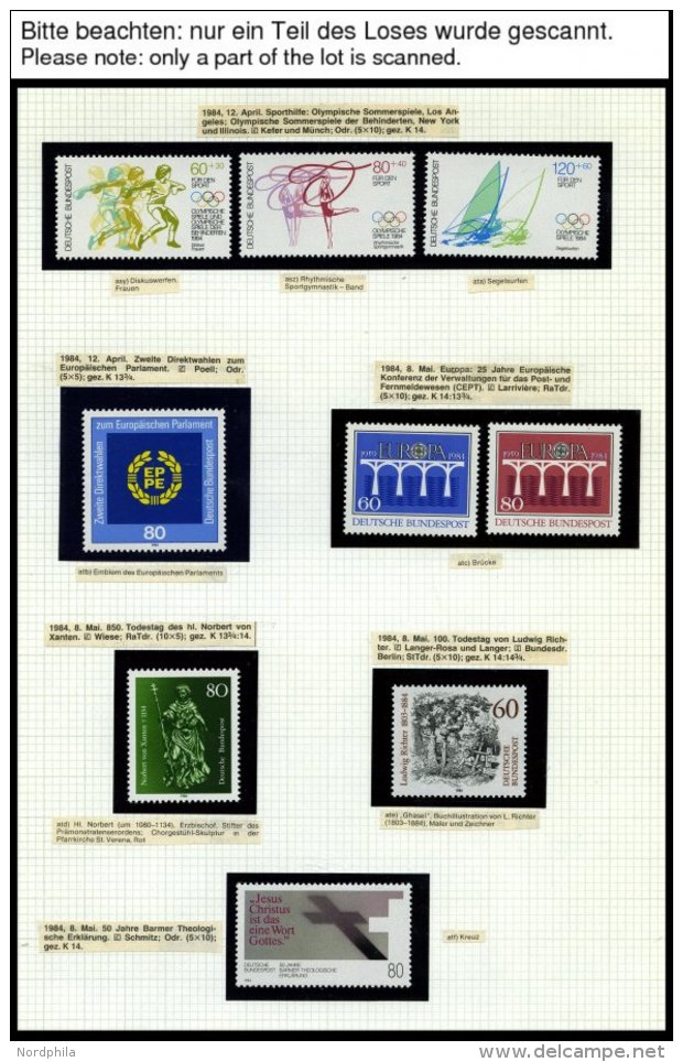 JAHRG&Auml;NGE 1197-1267 **, 1984/5, 2 Komplette Jahrg&auml;nge, Pracht - Used Stamps