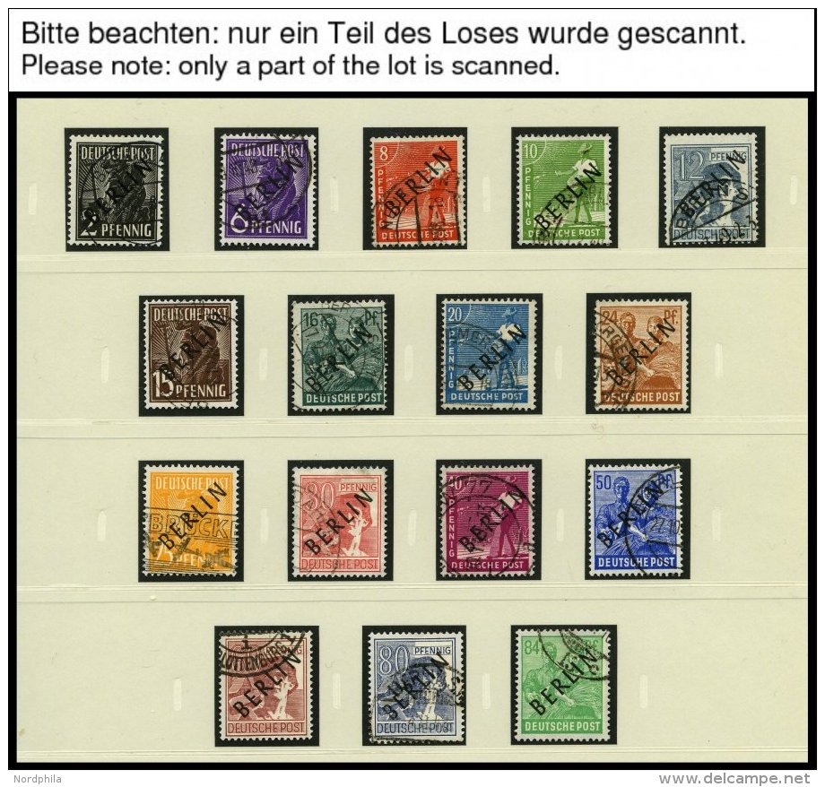 SAMMLUNGEN O,** , 1948-1990, Saubere Sammlung Berlin In 2 SAFE-dual Alben, Bis Auf 1-5 MK. Schwarzaufdruck Und Block W&a - Collections