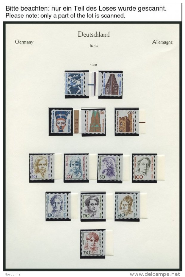 JAHRG&Auml;NGE 798-879 **, 1988-90, 3 Jahrg&auml;nge Komplett, Pracht - Other & Unclassified