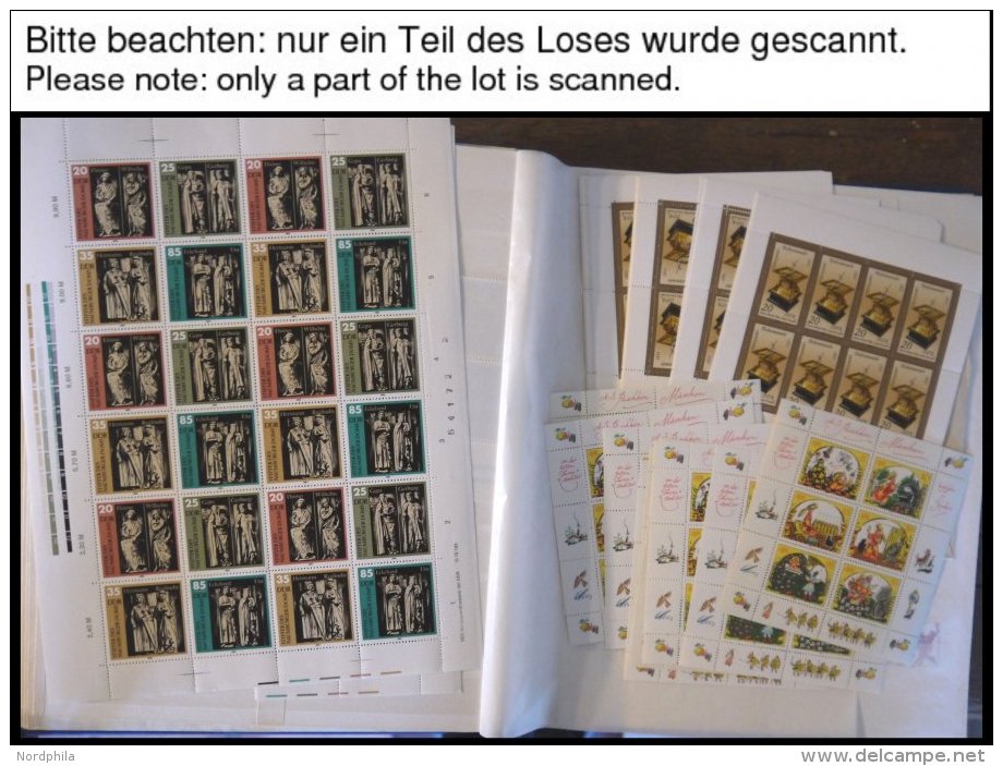 LOTS **, Postfrisches H&auml;ndlerlager DDR Von 1962-90 In 6 Schaubek Einsteckb&uuml;chern, Ab 1971 Meist 6-10x Vorhande - Other & Unclassified