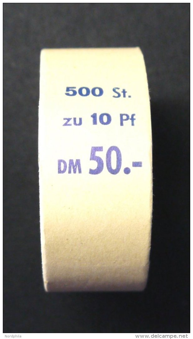 ROLLENMARKEN 578 **, 1958, 10 Pf. F&uuml;nfjahresplan In Kompletter Postrolle Zu 500 Marken, Pracht - Other & Unclassified